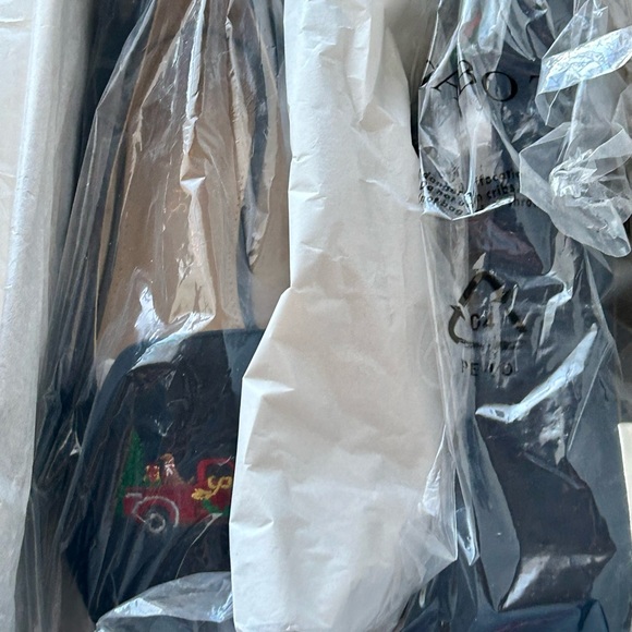 Talbots Indigo Blue Suede Ryan Novelty Christmas Holiday Loafer Flats Sz 8W Wide - Picture 9 of 9